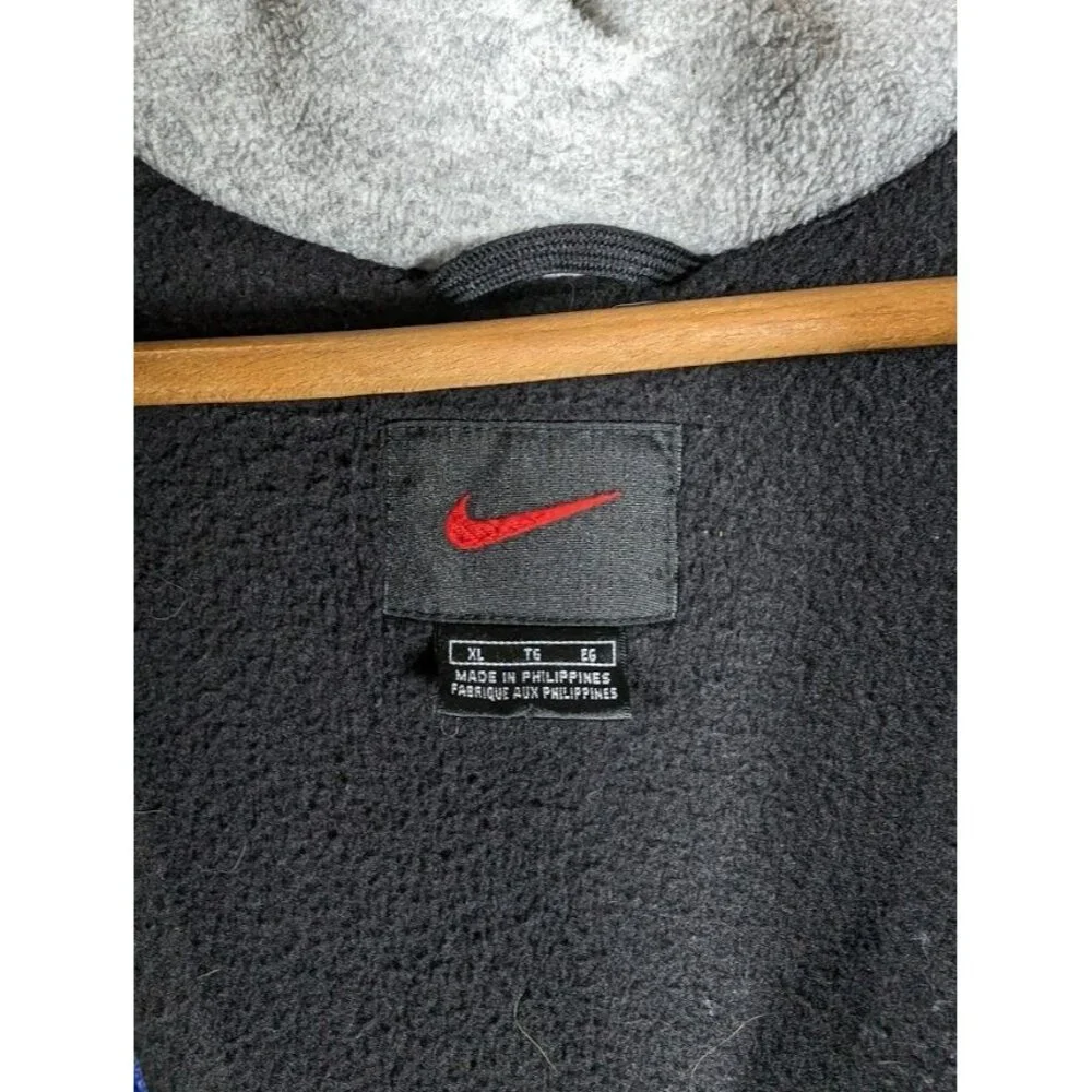 Vintage Nike Windbreaker Jacket Men Size XL 90s Nylon Fleece Gorpcore Streetwear